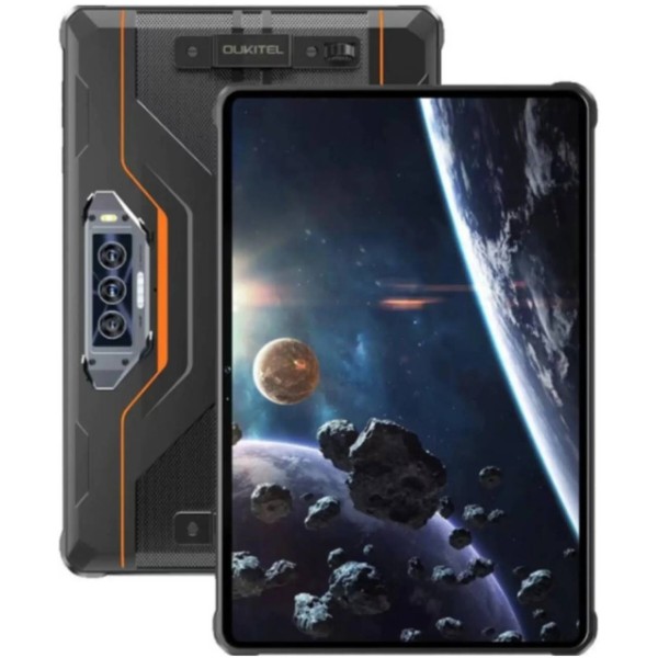Фото - Планшет OUKITEL RT8 11'' 6/256GB LTE Orange with hand Фото - Планшет OUKITEL RT8 11'' 6/256GB LTE Orange with hand