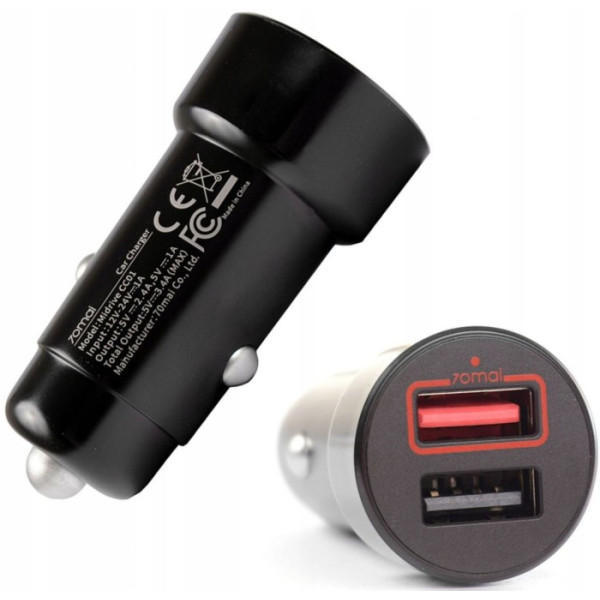 Фото - Автомобільний зарядний пристрій 70mai Dash Cam Accessory D1 (CC01) Фото - Автомобільний зарядний пристрій 70mai Dash Cam Accessory D1 (CC01)