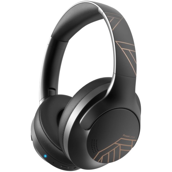Фото - Наушники полноразмерные беспроводные PowerLocus P3 Black/Gold (pwl-p3-blackgold)