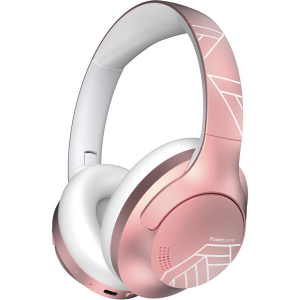 Фото - Наушники полноразмерные беспроводные PowerLocus P3 Rose Gold (pwl-p3-rosegold)