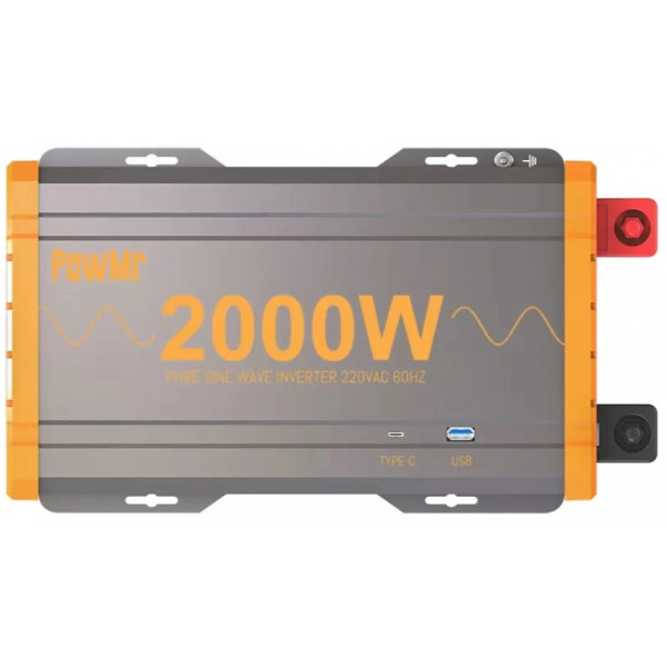 Фото - Інвертор автомобільний PowMr 24V 220V 2000W (POW-HV2K-24V)
