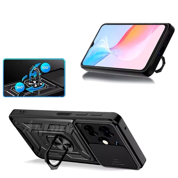 Фото - Чехол для смартфона BeCover Military for Tecno Spark 20 (KJ5n)  Black (712168)