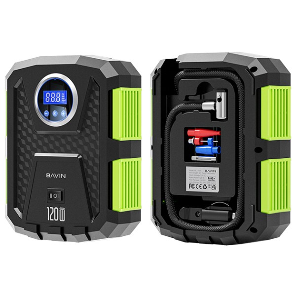 Фото - Автокомпресор Bavin PC1159S 120W 150PSI Black (Z-PC1159S BK)