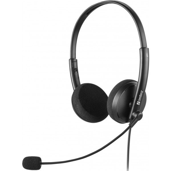 Фото - Гарнитура проводная Sandberg MiniJack 3,5 мм Office Headset (325-41)
