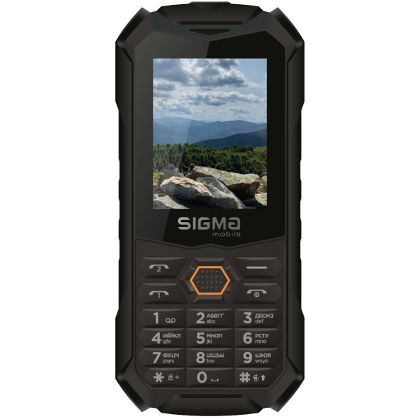 Фото - Мобильный телефон Sigma mobile X-treme PV68 TYPE-C Black-Orange