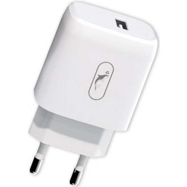Фото - Мережевий зарядний пристрій SkyDolphin SC22E 1USB, 2.1A White (SDMZP-000157)