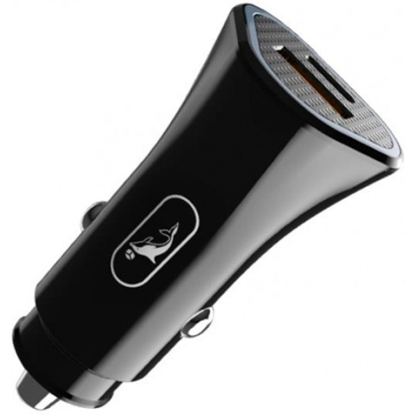 Фото - Автомобільний зарядний пристрій SkyDolphin SZ16L PD+QC3.0 2USB, 3.1A Black (SDAZP-000088)+кабель Lightning