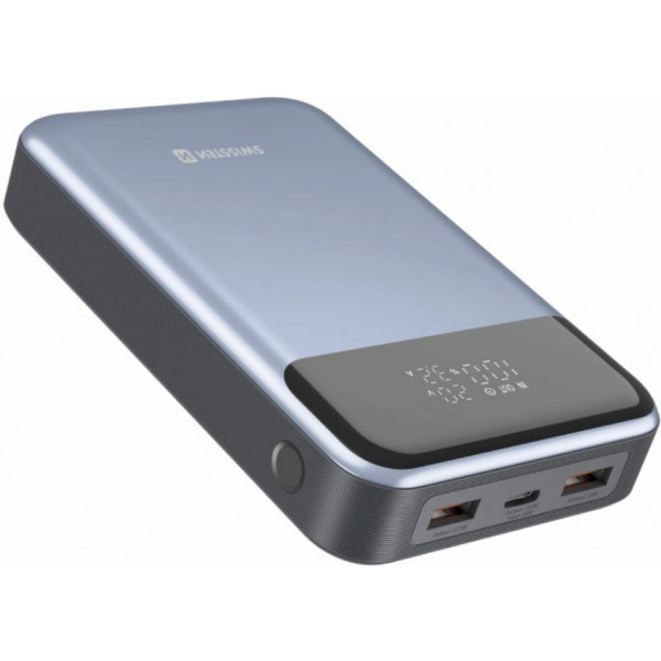 Фото - Батарея мобільна Swissten 20000mAh 100W Black/Silver (8595217483781)
