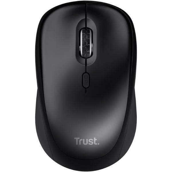 Фото - Мышь беспроводная Trust Yvi+ Silent Glossy  Black (25512)