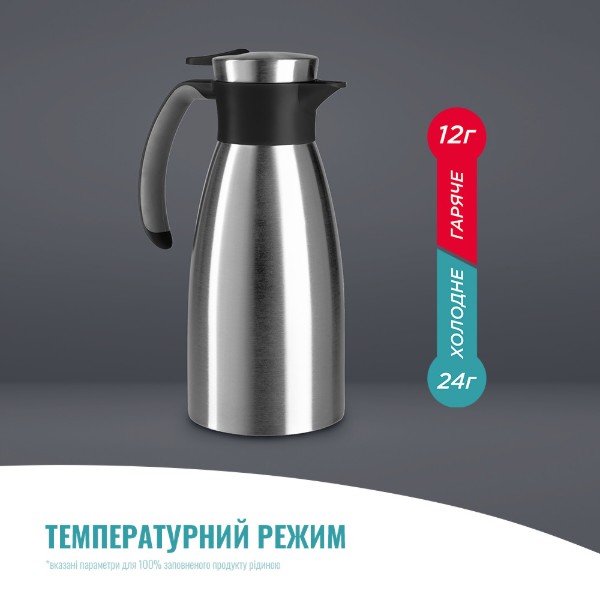 Фото - Термокувшин Tefal K3043214  Soft Grip 1,5 л Steel