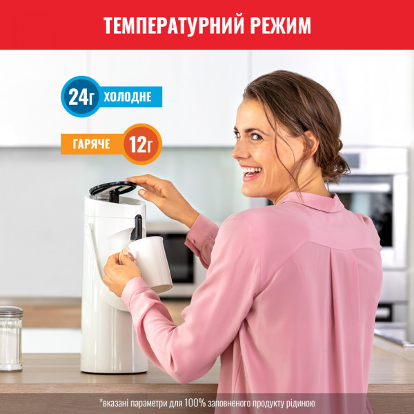 Фото - Термос Tefal K3140214 PONZA PUMP 1.9 л білий