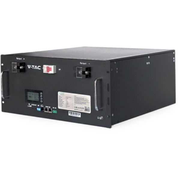 Фото - Батарея для солнечного инвертора V-TAC LiFePO4 48V 200Аh 9,6kWh (100/100A) Фото - Батарея для солнечного инвертора V-TAC LiFePO4 48V 200Аh 9,6kWh (100/100A)