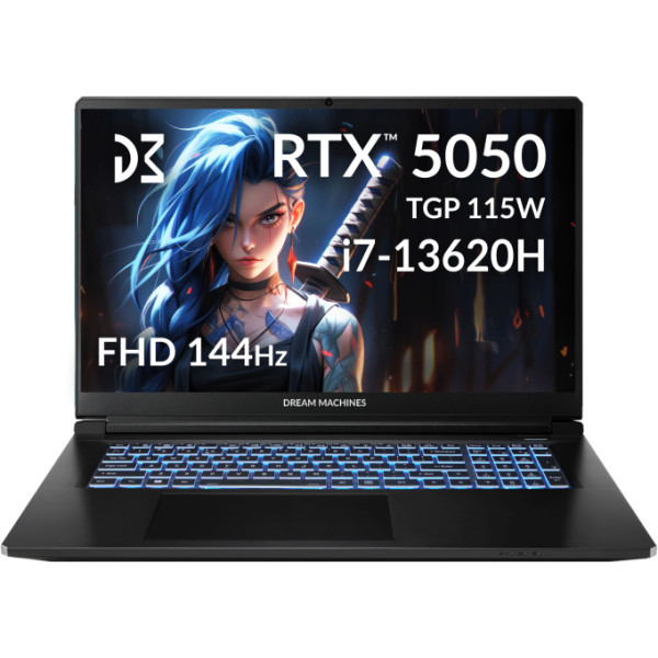 Фото - Ноутбук ігровий Dream Machines RG5050-17 (RG5050-17UA31) Black