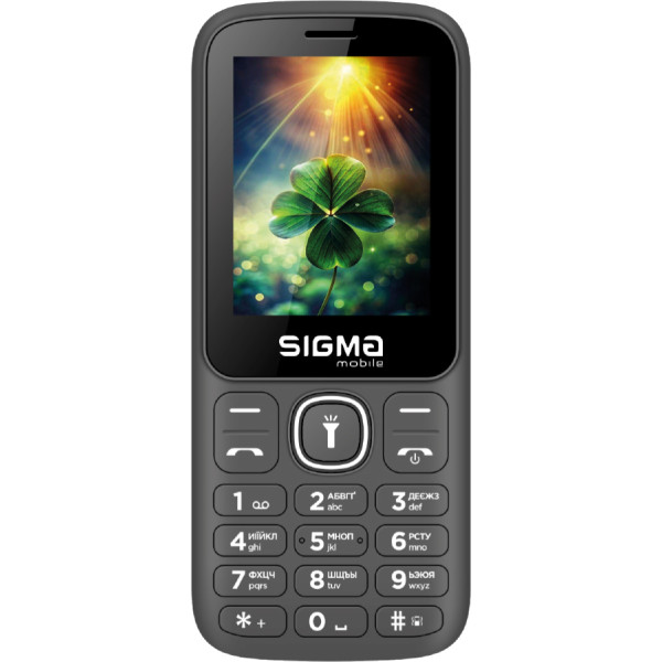 Фото - Мобильный телефон Sigma mobile X-style 242 LUCKY Type-C Gray
