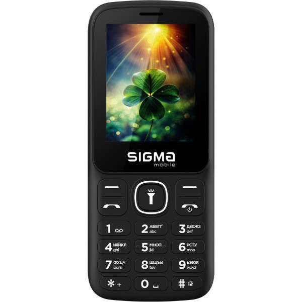 Фото - Мобильный телефон Sigma mobile X-style 242 LUCKY Type-C Black