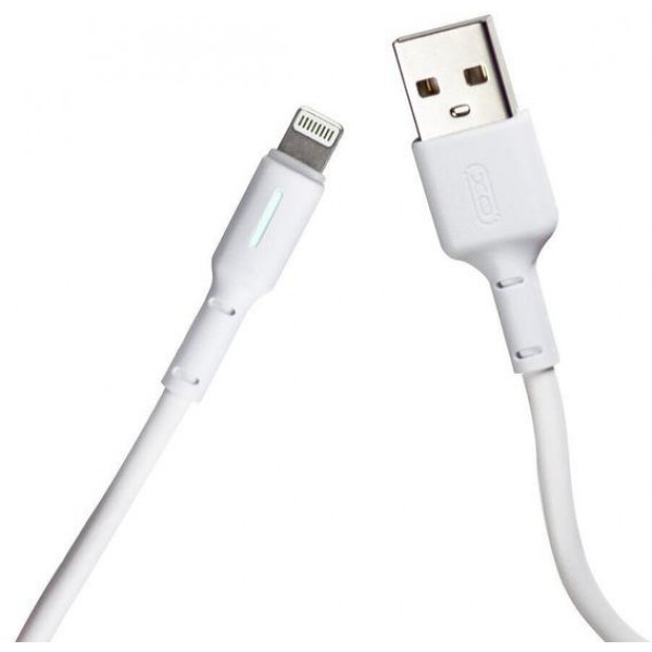 Фото - Кабель XO NB112 3A Fast Charging USB Cable Lightning 1 м White (NB112-i-WH)