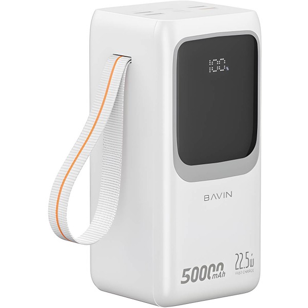 Фото - Батарея мобільна Bavin PC1032S 50000 mAh FAST CHARGING 22.5W White (Y-PC1032S WH)