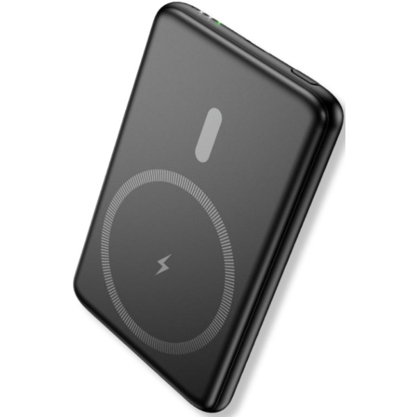 Фото - Батарея мобильная HOCO J140A Tony Magnetic MagSafe 15W + PD20W (5000 mAh) Black (714866)