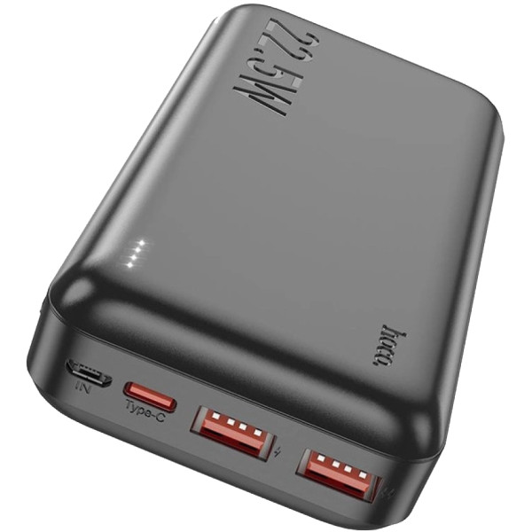 Фото - Батарея мобільна HOCO J101A Astute 22.5W 20000mAh Black (6931474782496)