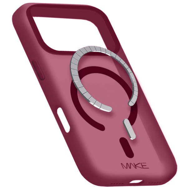 Фото - Чохол для смартфону MAKE Aura Magnet for Apple iPhone 18 Pro/17 Pro Burgundy (MCLAM-AI18P/17PRD)