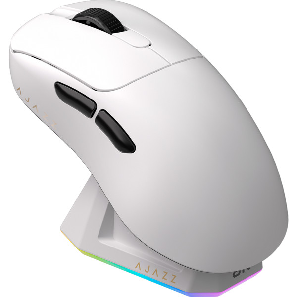Фото - Миша бездротова ігрова Ajazz AJ179PRO -3 Mod-White-Pixart 3395-8K (AJ179-PRO-W)