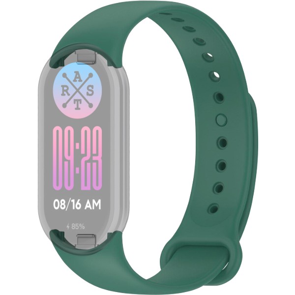 Фото - Ремінець для фітнес-браслету Armorstandart for Xiaomi Mi Band 8/9 Dark Green (ARM68023)