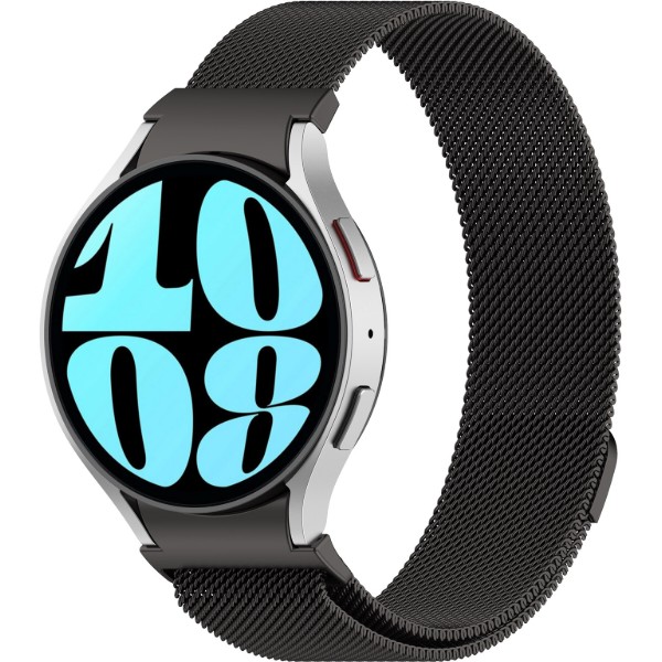 Фото - Ремінець для смарт-годинника Armorstandart Milanese Magnetic for Samsung Galaxy Watch 7 / FE / 6 / 6 Classic / 5 / 5 Pro / 4 / 4 Classic Black (ARM86842)