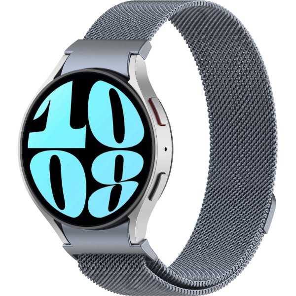 Фото - Ремінець для смарт-годинника Armorstandart Milanese Magnetic for Samsung Galaxy Watch 7 / FE / 6 / 6 Classic / 5 / 5 Pro / 4 / 4 Classic Grey (ARM86843)