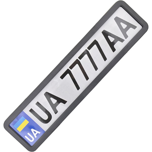 Фото - Рамка под номер CarLife черная матовая (NH420)