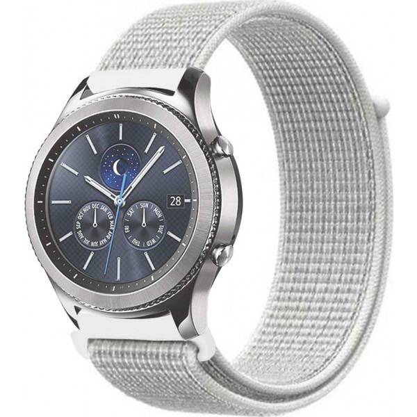Фото - Ремінець для смарт-годинника BeCover Nylon Style for Samsung Galaxy Watch 42mm/Watch Active/Active 2 40/44mm/Watch 3 41mm/Gear S2 Classic/Gear Sport White (7058