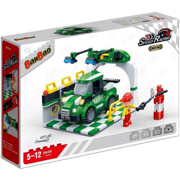 Фото - Пластиковий конструктор Banbao
"Швидкісні гонки" (217 Ел.) Зона накачування шин (8638) Фото - Пластиковий конструктор Banbao
"Швидкісні гонки" (217 Ел.) Зона накачування шин (8638)