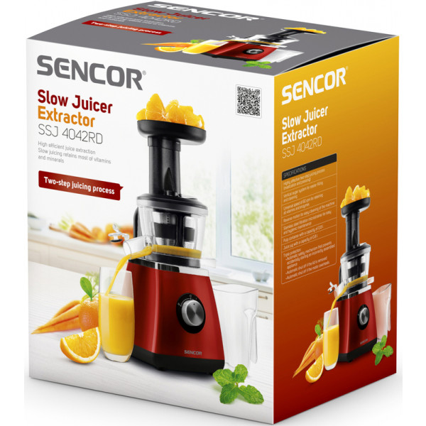 Фото - Соковитискач шнековий Sencor SSJ4042RD