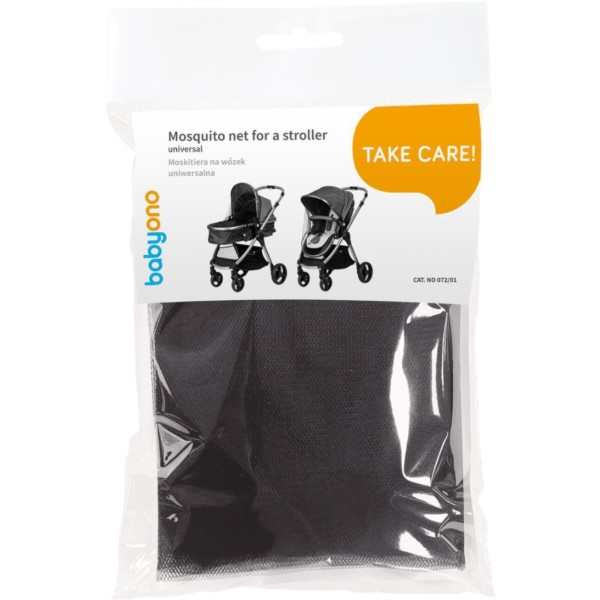 Фото - Москітна сітка для коляски BabyOno Black (072/01)