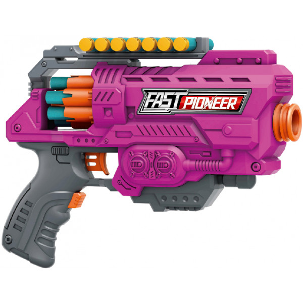 Фото - Бластер багатозарядний Fast Pioneer 16 патронів (BIG529R)