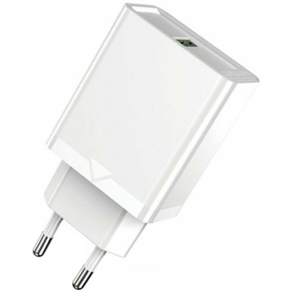 Фото - Мережевий зарядний пристрій Vention 1xUSB 18W (USB-A) QC3.0 White (FABW0-EU)