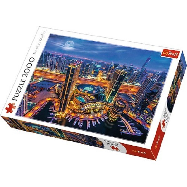 Фото - Пазли (8 +) Trefl Вогні Дубая 2000 ел. (27094)