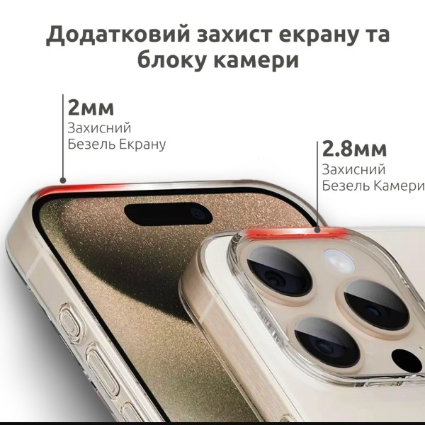 Фото - Чехол для смартфона Intaleo CLEAR for Apple iPhone 15 Pro Max с MagSafe (1283126577611)