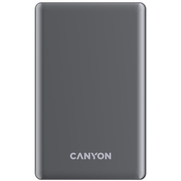 Фото - Батарея мобільна Canyon OnPower 505 slim Magsafe 5000 mAh PD20W Dark Grey (CNS-CPB505DG)