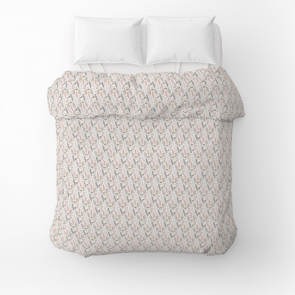 Фото - Підковдра полуторна Home Line Цвітіння трав рожевий 145х215 см (176191)