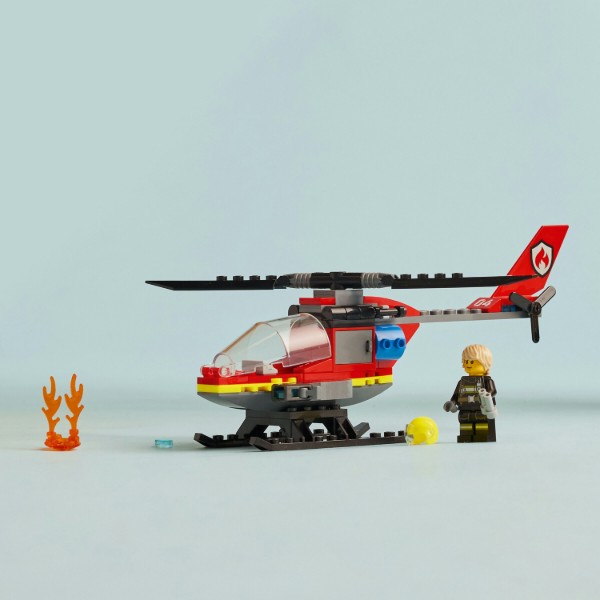 Фото - Конструктор LEGO City Пожарный спасательный вертолет (60411)