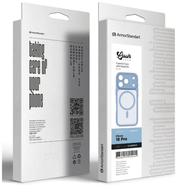 Фото - Чехол для смартфона Armorstandart Lush MagCase for Apple iPhone 18 Pro Chambray (ARM92544)