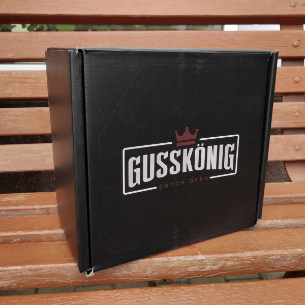 Фото - Набір посуду туристичний Gusskoenig для запікання казан+кришка-пательня, підйомник 2в1 4.5 л (589819)