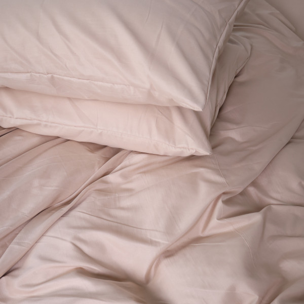 Фото - Комплект постільної білизни MirSon №15-1214 Warm Sand Mikrosatin Premium 175х210 см (2200007230877)