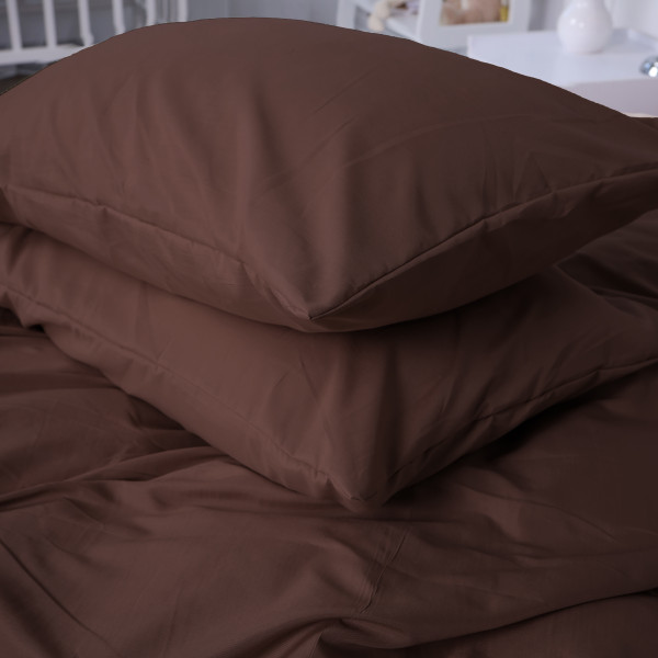 Фото - Комплект постельного белья MirSon №19-1230 Friar Brown Mikrosatin Premium 143х210 см (2200007236060)