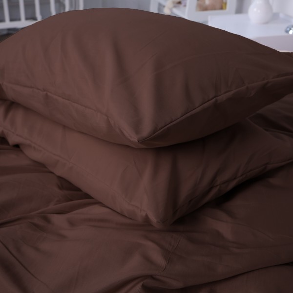 Фото - Комплект постільної білизни MirSon №19-1230 Friar Brown Mikrosatin Premium 175х210 см (2200007236084)