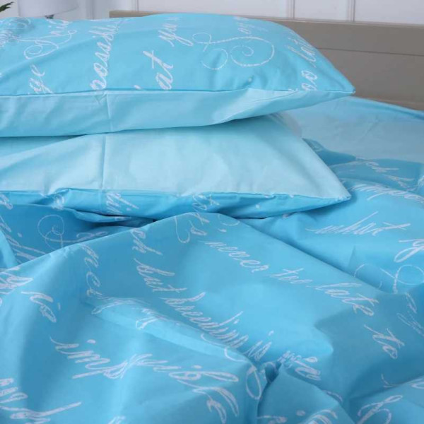 Фото - Комплект постільної білизни дитячий MirSon 110х140 см Ranforce Elite 17-4744 Manuscript (2200008930578)