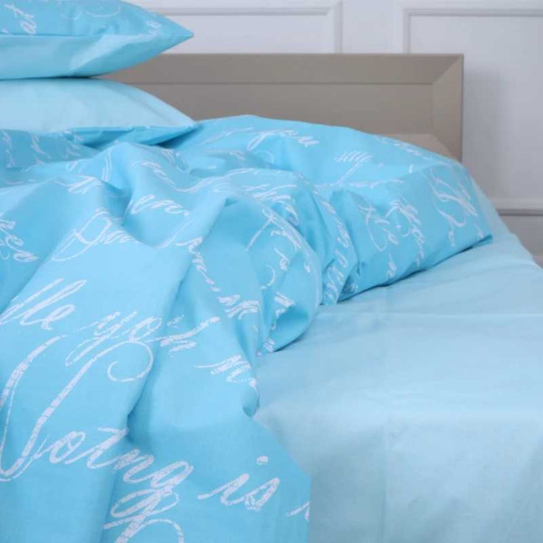 Фото - Комплект постільної білизни дитячий MirSon 110х140 см Ranforce Elite 17-4744 Manuscript (2200008930578)