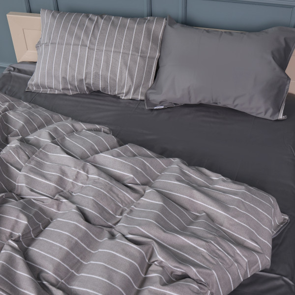 Фото - Наволочка MirSon 22-1423 Thin stripe 70х70 см (2200011245553)