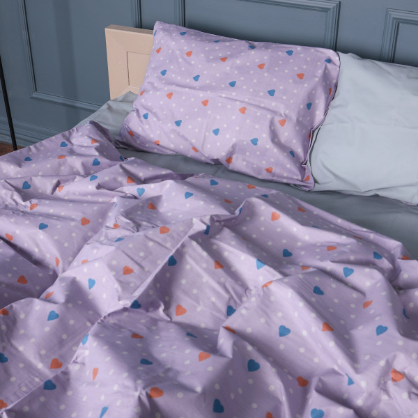 Фото - Наволочка MirSon 17-0782 Pastel Love Print Ranforce Elite 70х70 см (2200011274355)