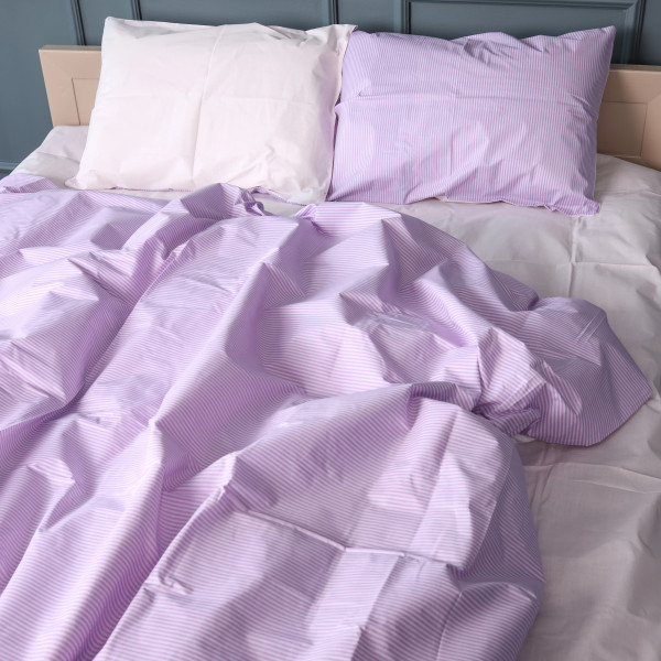 Фото - Наволочка MirSon Бязь 17-0807 Soft Stripe 70х70 (2200011455587)